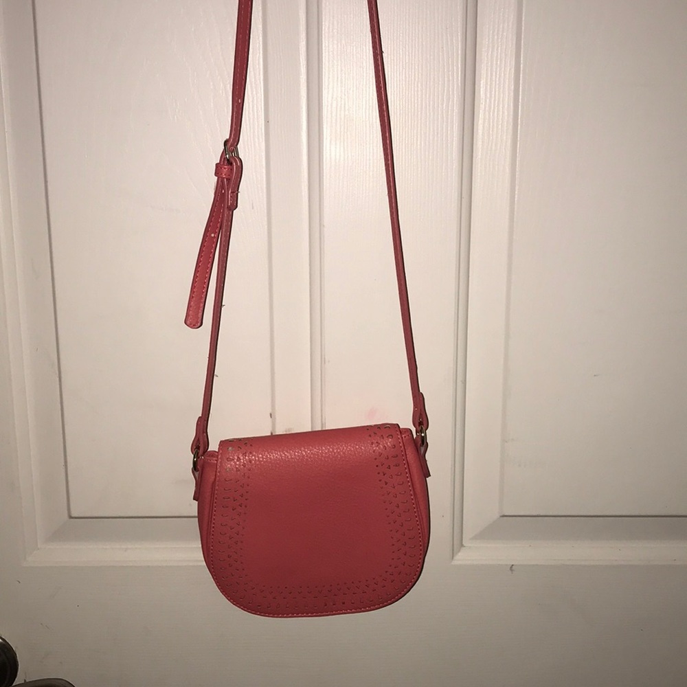 Small coral purse